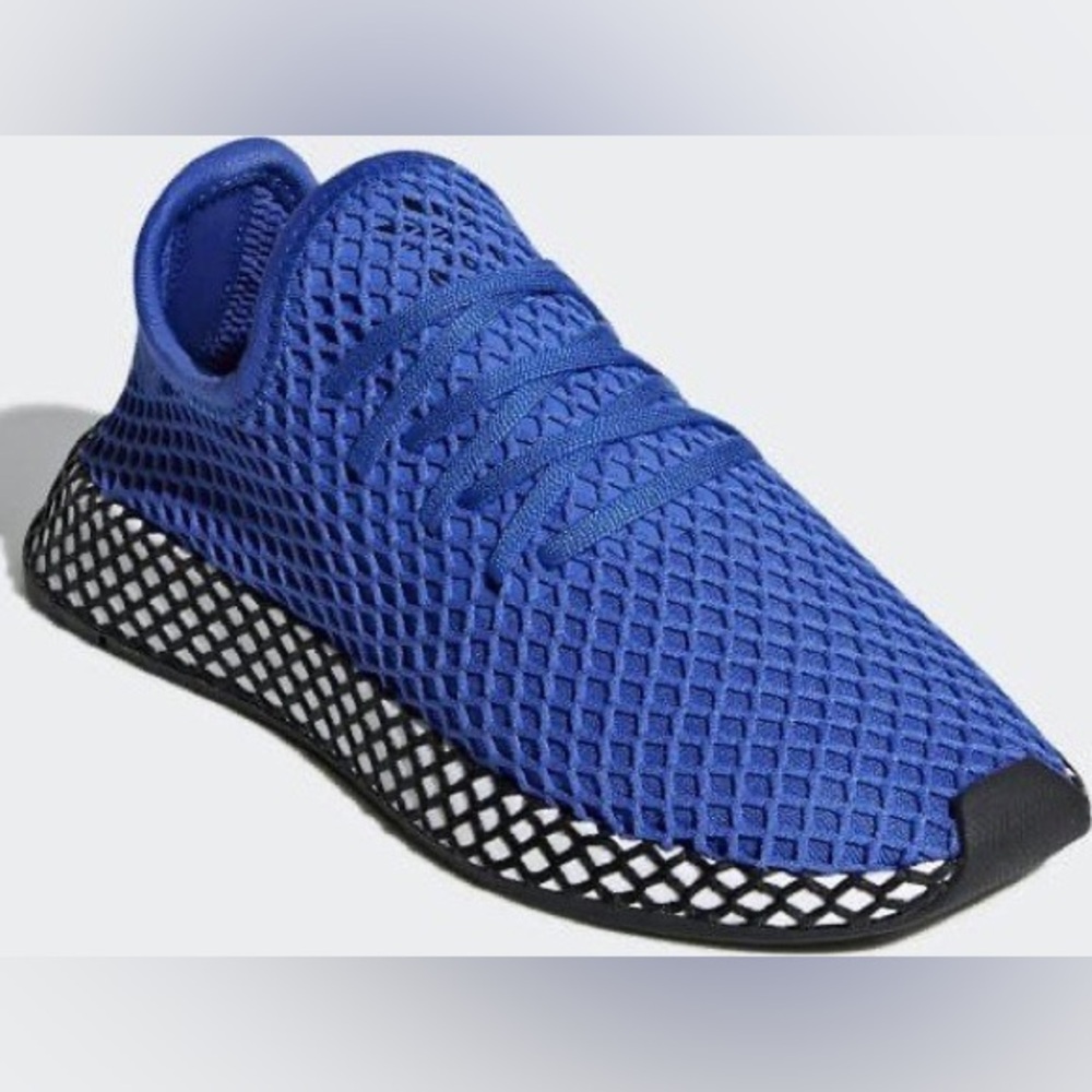 NWOB Adidas Deerupt Running Sneaker In Bold Blue Men’s 6